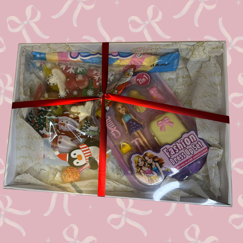 🎄 The Dress-Up Doll One – Christmas Gift Box 🎁✨