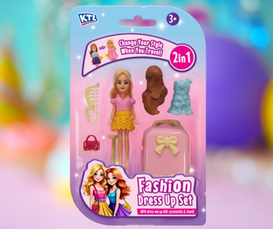 2 in 1 Dress up Dolls