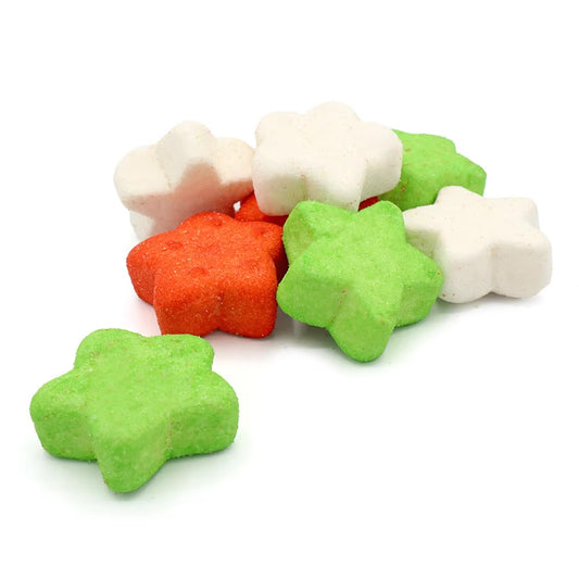 Green, Red and White Mallow Stars image 0
