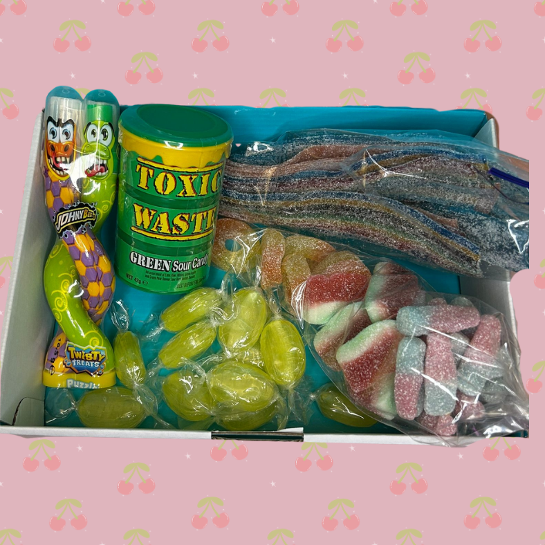 😝 The Sour One – The Ultimate Tangy, Tongue-Twisting Treat Box!