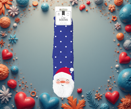 Christmas Cozy Gripper Socks Size 4-7 (twin Pack)