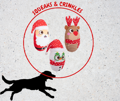 Christmas Squeak & Crinkle Toy