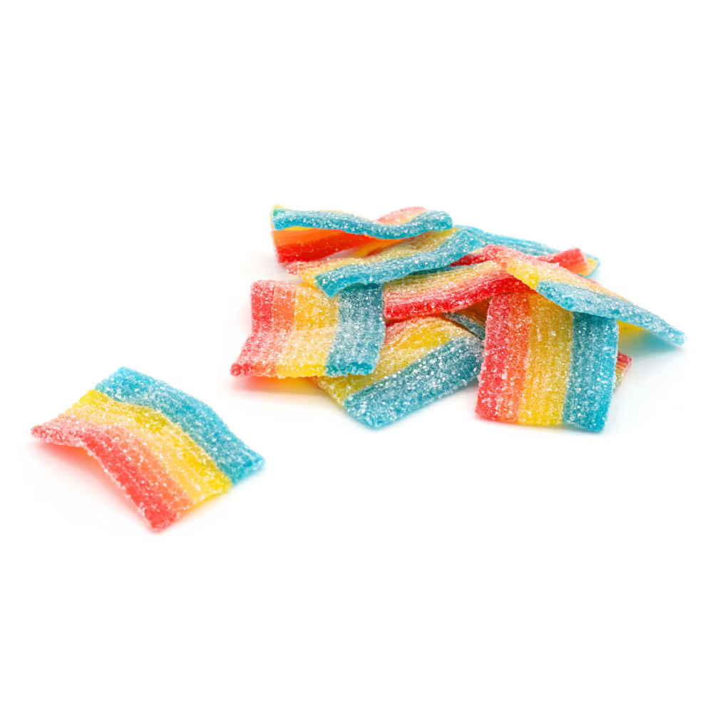 Mini Fizzy Rainbow Belts image 0